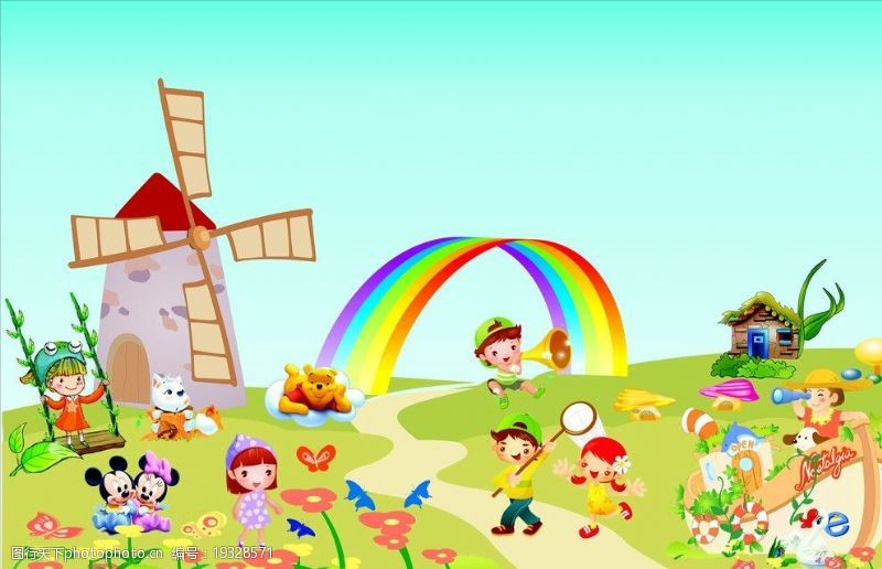 扑蝴蝶图片素材