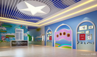 精致双语高级幼儿园壁画设计装修效果图